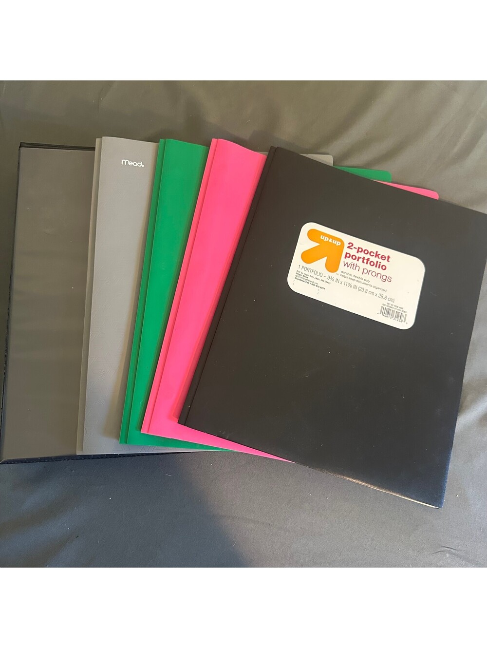 School Bundle Folders, Binder and 2 Pocket Portfolio Up & Up